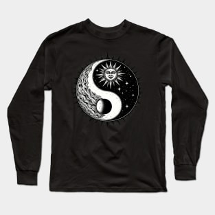 Yin and Yang: Celestial Balance Long Sleeve T-Shirt